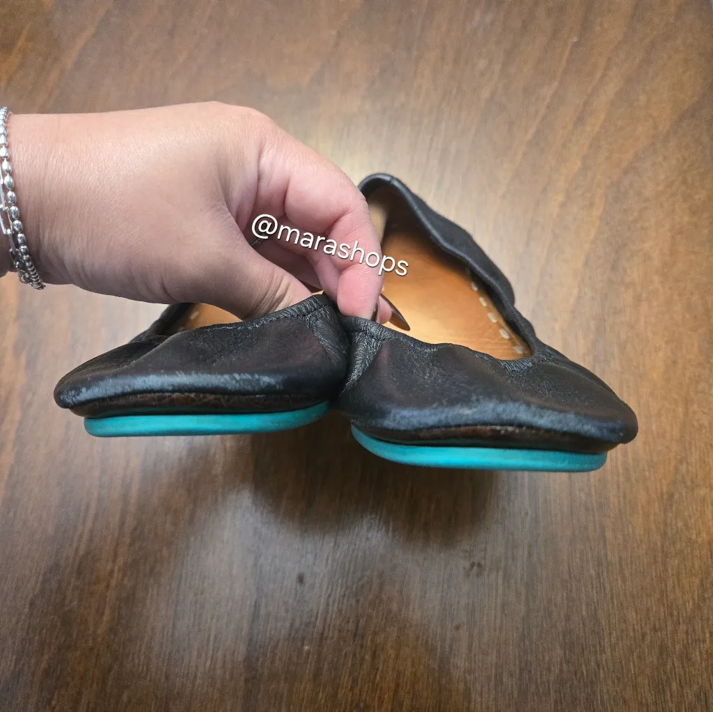 Tieks Black Ballet Leather Flats - Image 4