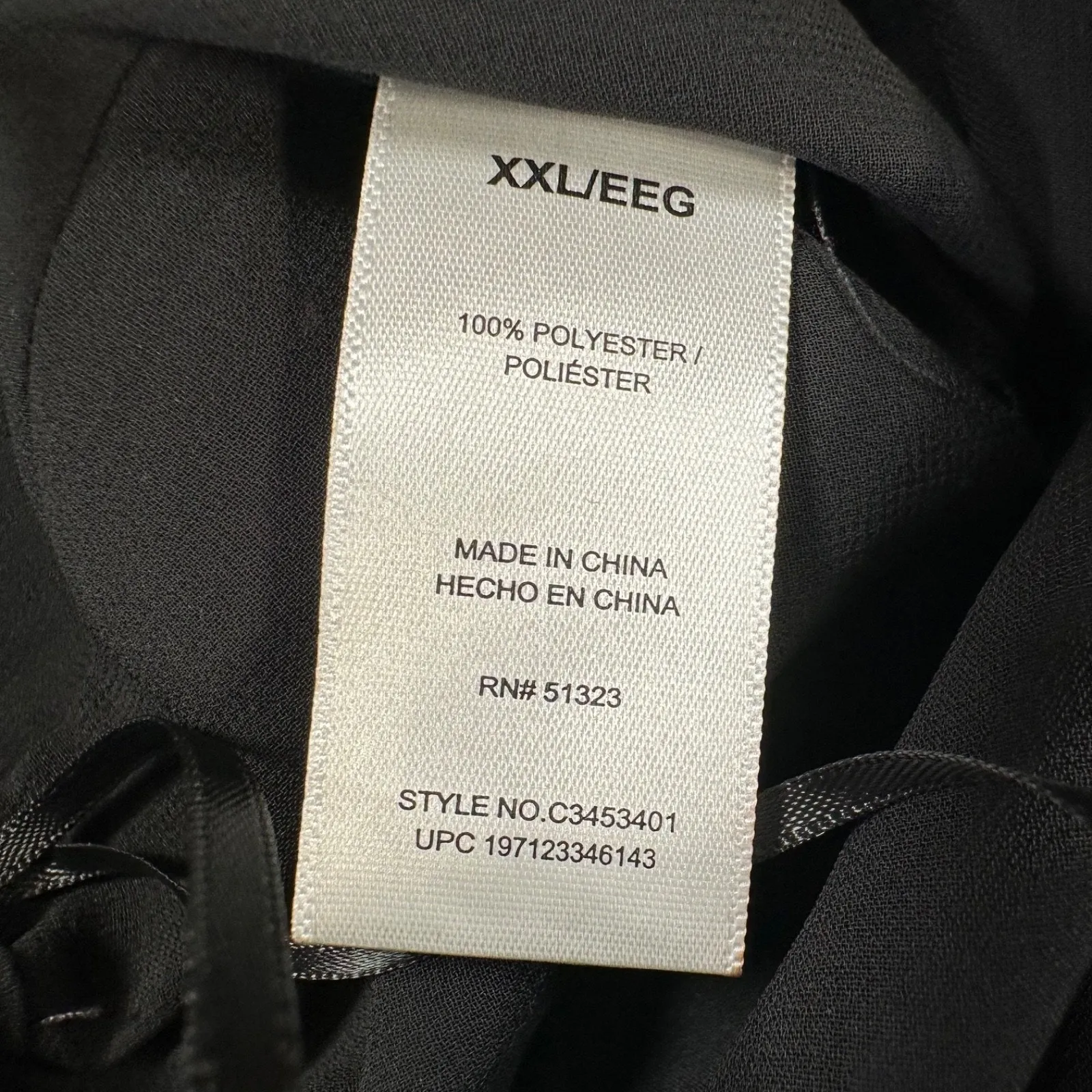 Vince Camuto Black Floral Midi Skirt Women's XX-Large Elastic Waist New - Image 4