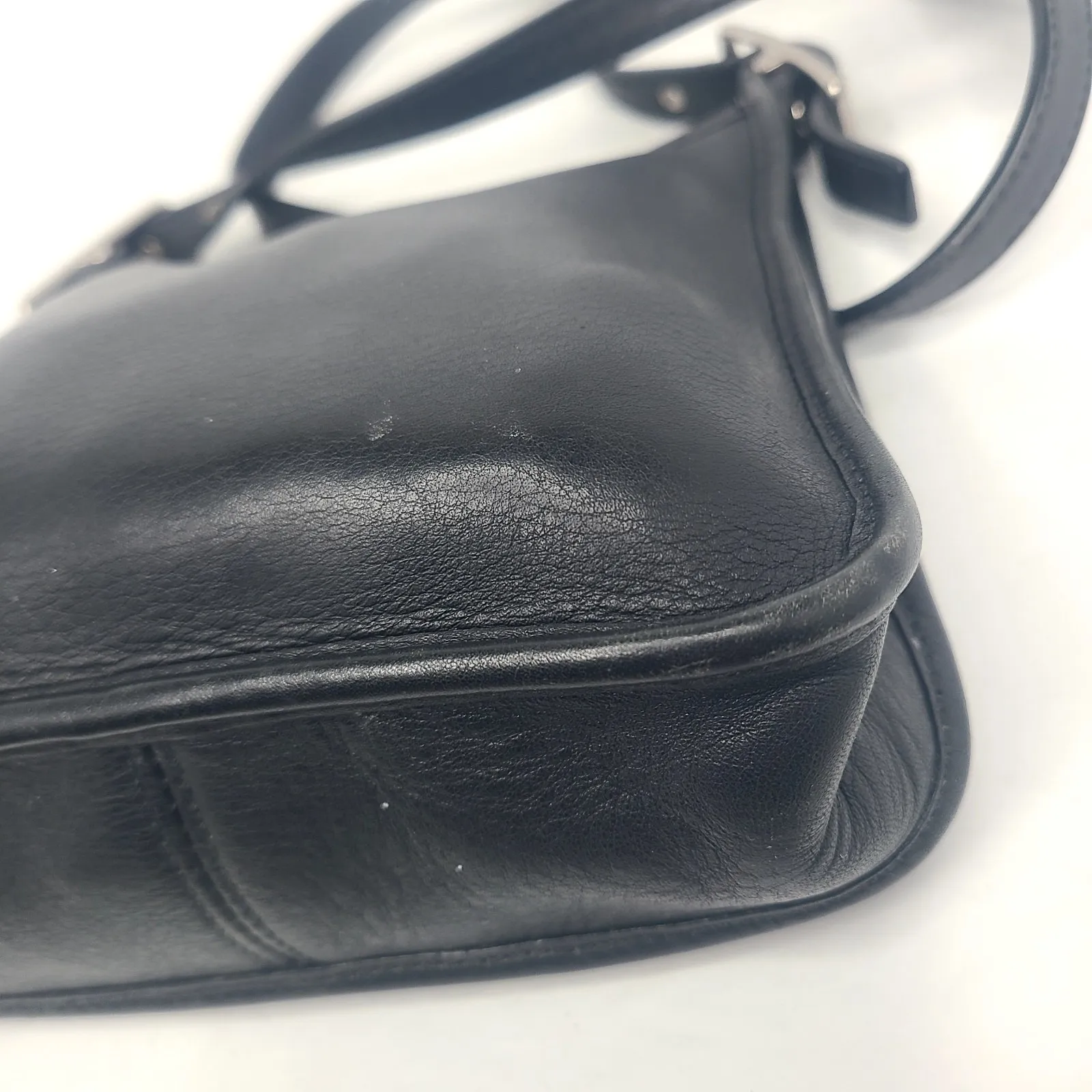 Vtg Coach Legacy Black Leather Mini Crossbody Bag Purse 6610 Rare‎ Y2K 00s - Image 8
