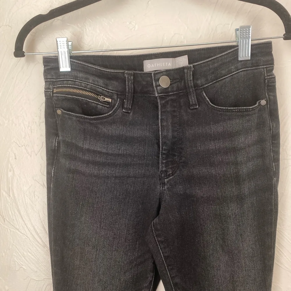 Athleta Sculptek high rise zipper ankle jeans▪️size 2 - Image 4