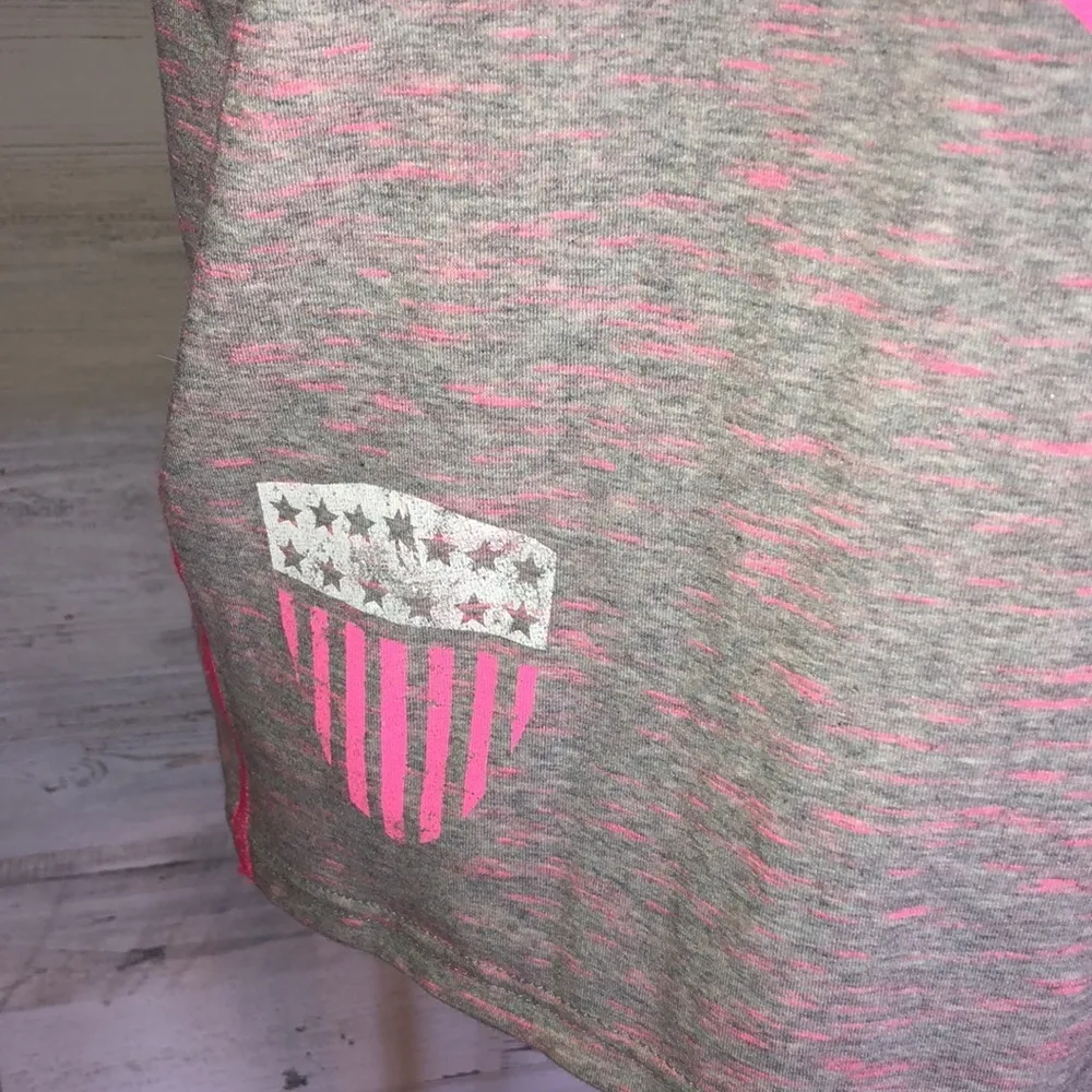 American Fighter  women’s pink and purple shirt 1799 Apollo court shirt medium​​ - Image 3