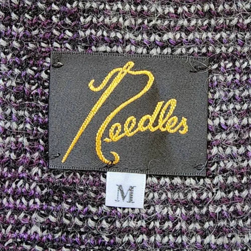 Needles Leopard Print Mohair Long Cardigan Medium - Image 4