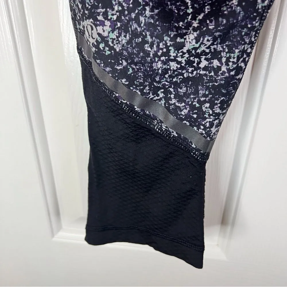 Lululemon Hop to It‎ Crop Full on Luxtreme Size 6 Rocky Road Sand Dune - Image 6