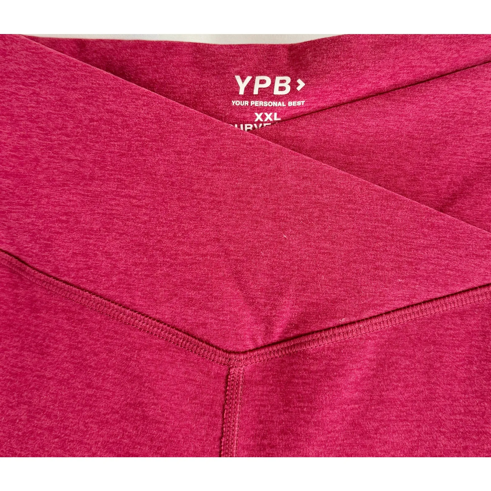 YPB Abercrombie & Fitch Curve Love Flare Legging sz. XXL in Pink - Image 4