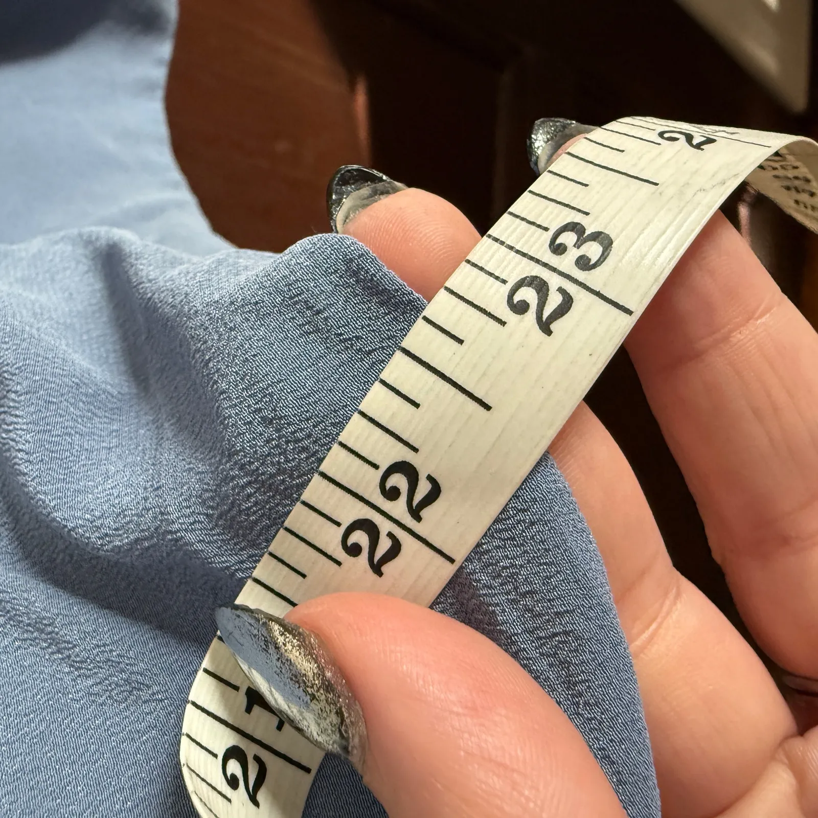 EVERLANE | French Blue The Boxy Shirt Washable Silk  Button Down Blouse | Size 2 - Image 6