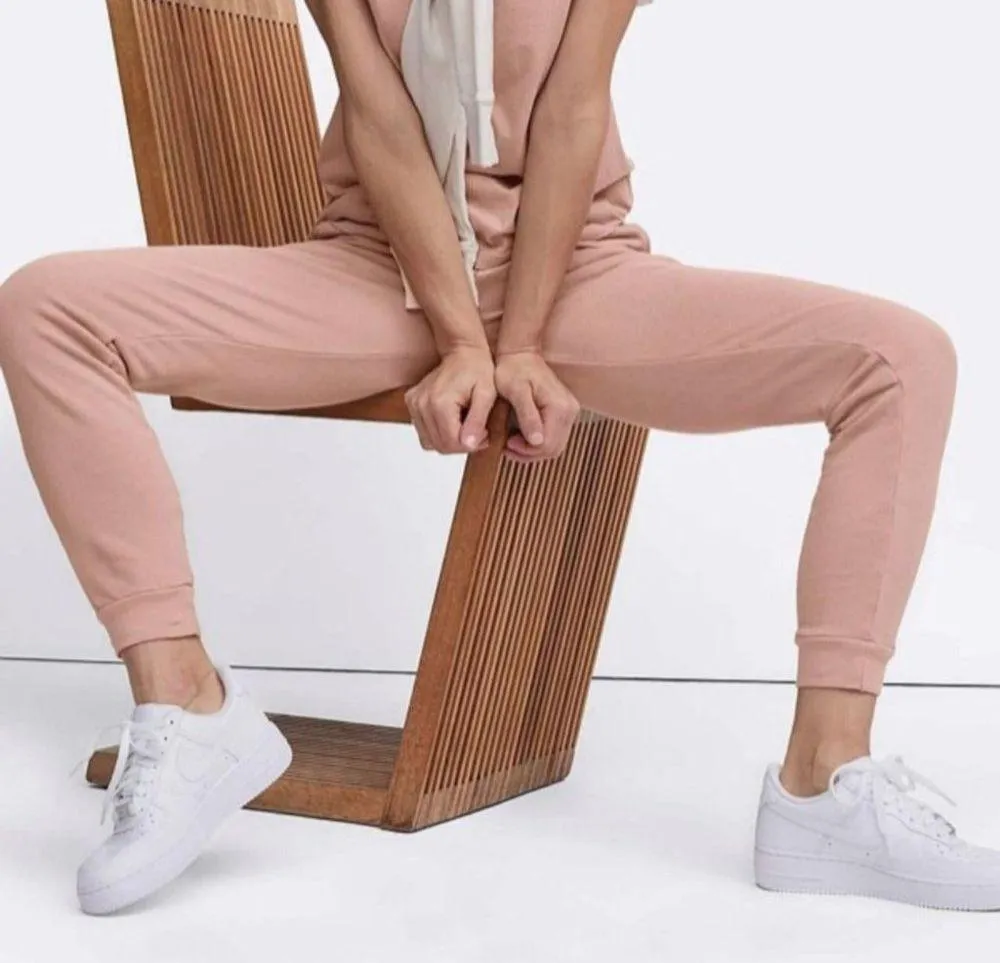 NWT MATE the Label Rose Organic Terry Classic Jogger - 1X - Image 10