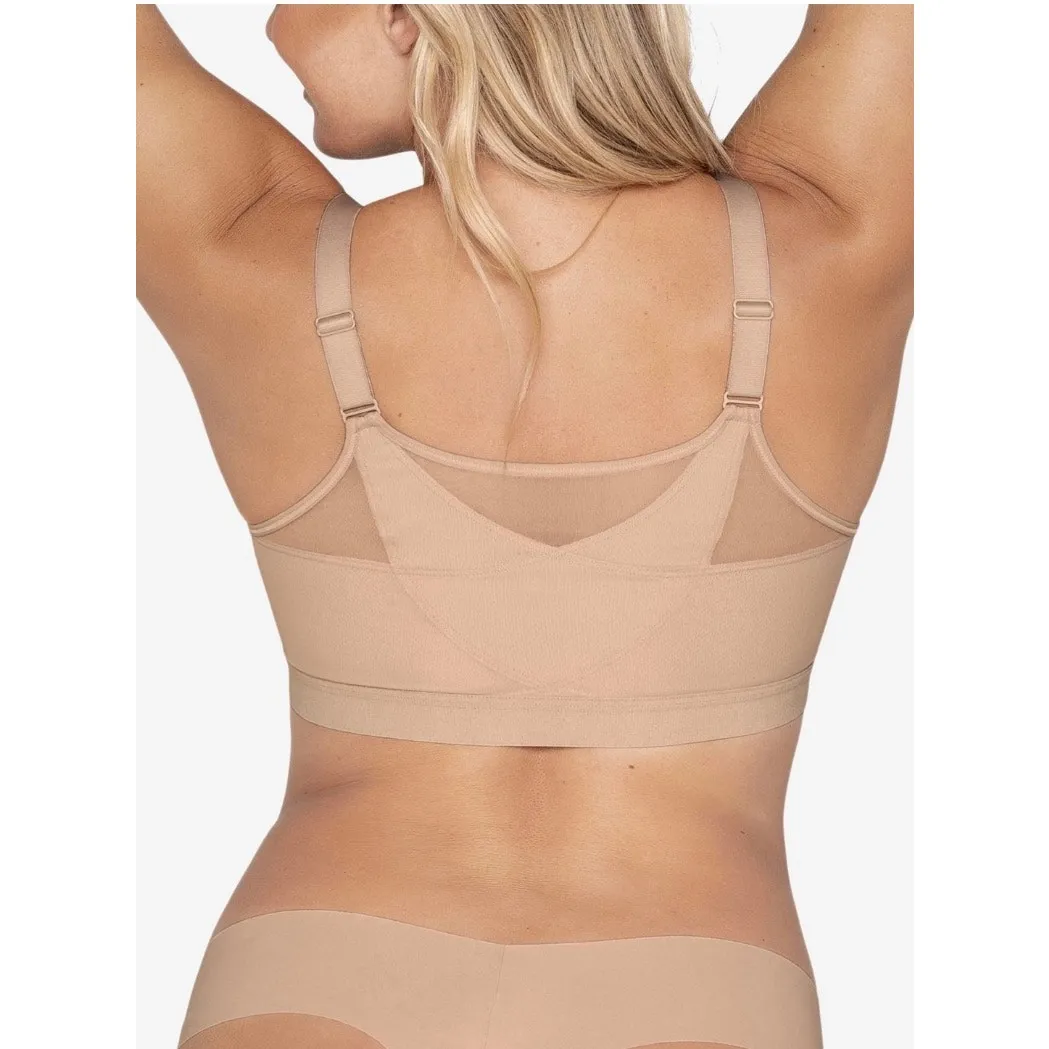 Brand New Leonisa Women's Size 36 Nude Tan Multi Functional Back Support Bra - Image 4