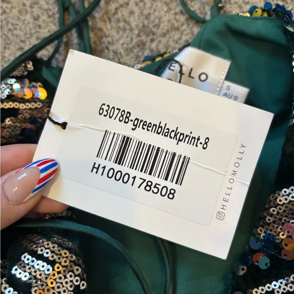 Hello Molly Sequin Mini Dress - Image 3