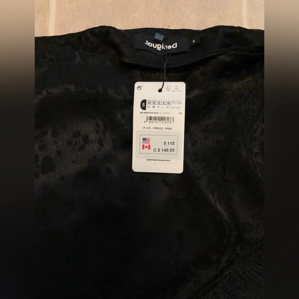 Desigual Black Asymmetrical Skirt - Image 8