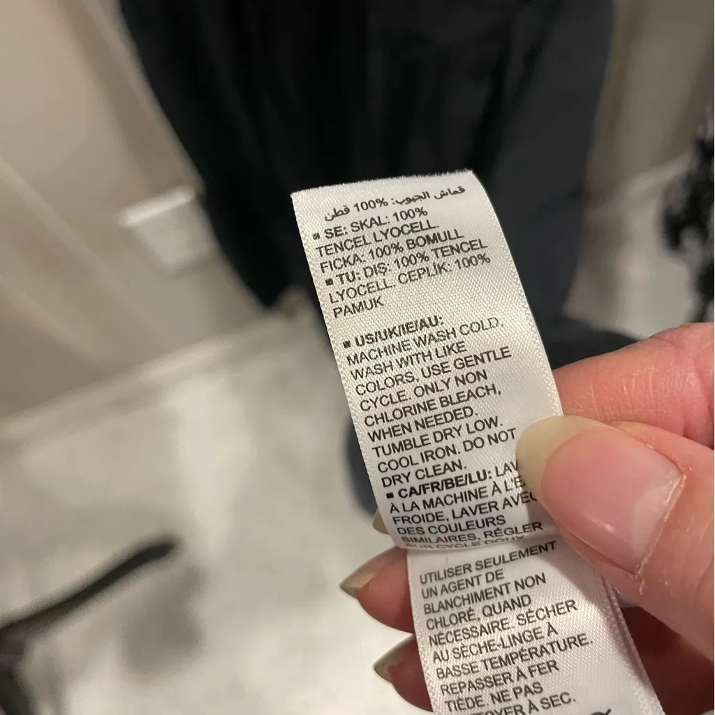 Cute black jumper tiered maxi/midi dress The Drop pockets - Image 5