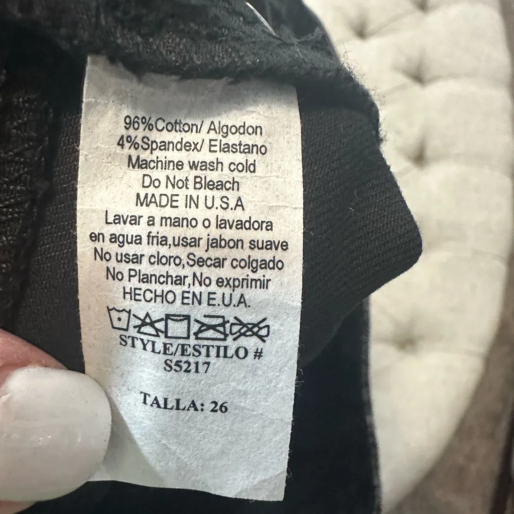 ‎Denim “Booty” Shorts Black Size 26 - Image 8