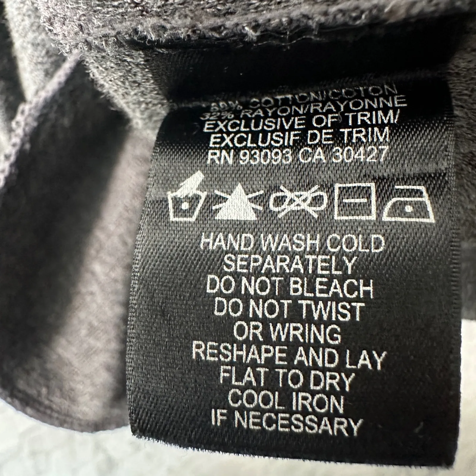 NWT Nic+Zoe Women Gray‎ Tunic S Grommet Studded Sleeve Top Minimalist Neutral - Image 4