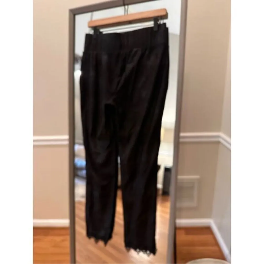 K Jordan Laced Trim Black‎ Leggings Large Black - Image 6
