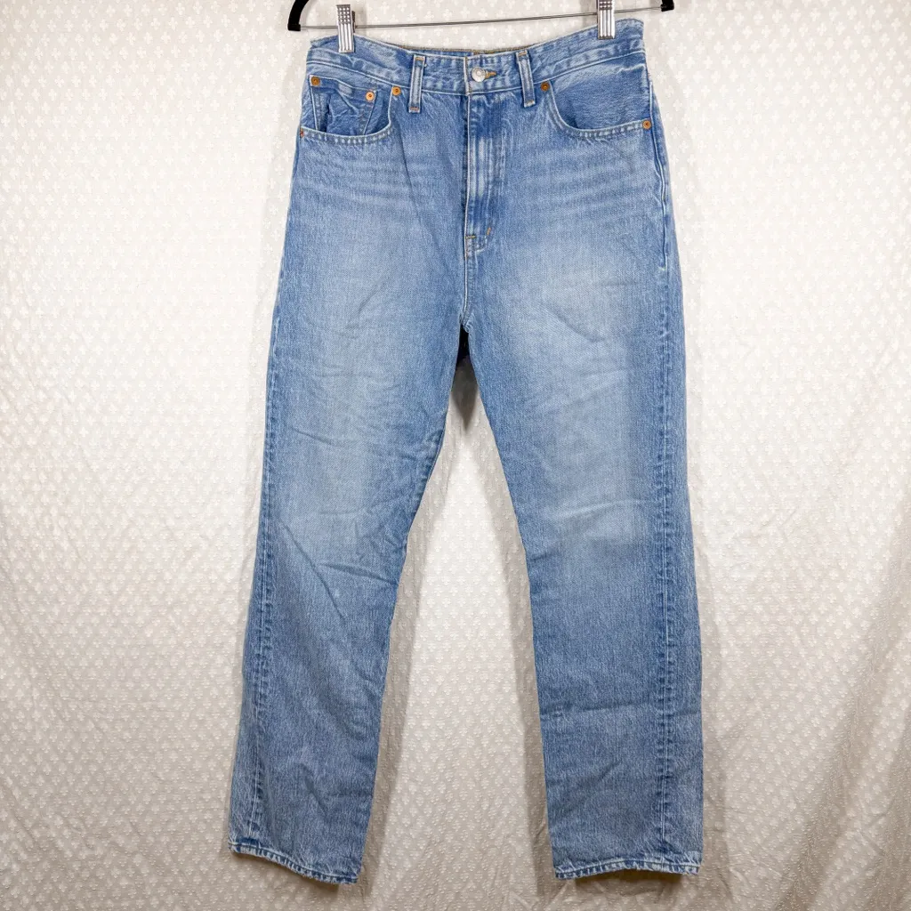 Madewell Light Wash 90’s Straight Leg Jeans - Image 2