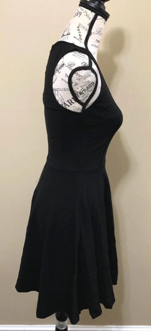 Bar lll Black Fit and Flare Dress Small - Image 4