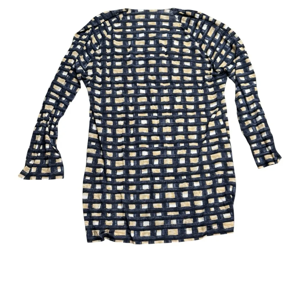 PIAZZA SEMPIONE STRETCHY SLEEVE JERSEY SHIRT BLOUSE TOP SZ S ITALY - Image 2