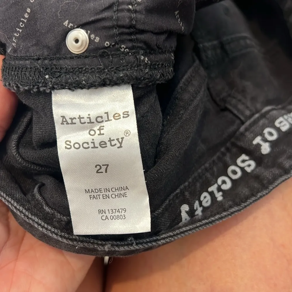 Articles Of Society Black Pencil Mini Skirt size 27. In great condition! - Image 9