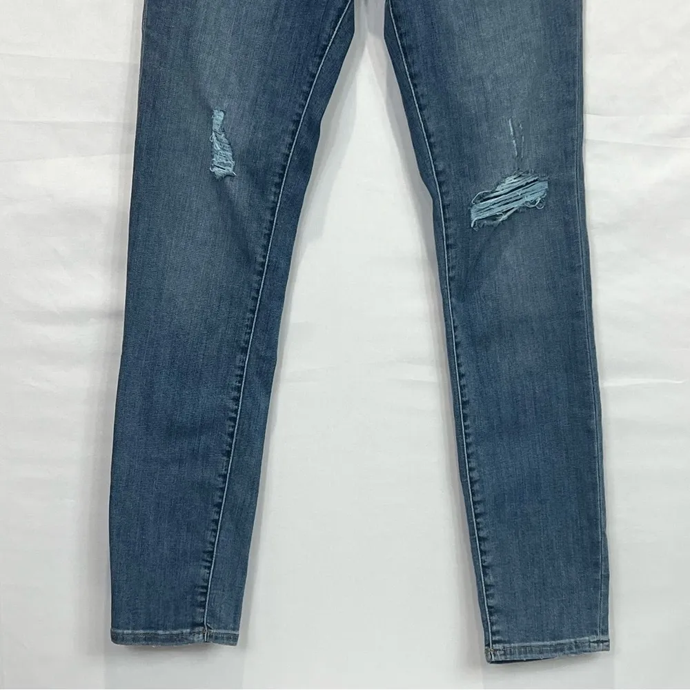 J.CREW MERCANTILE High Rise Distressed Skinny Jeans Size 28 NWT - Image 4
