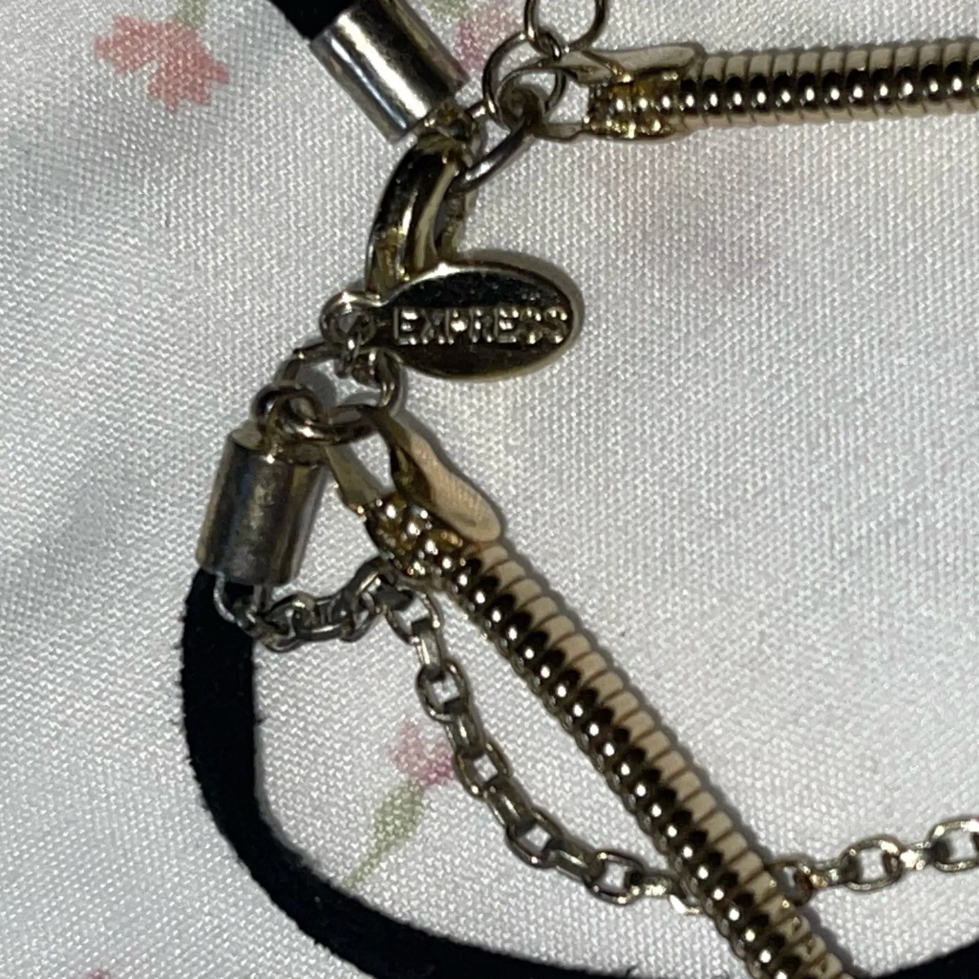 EXPRESS  Gold and Black Layered Necklace - Image 2