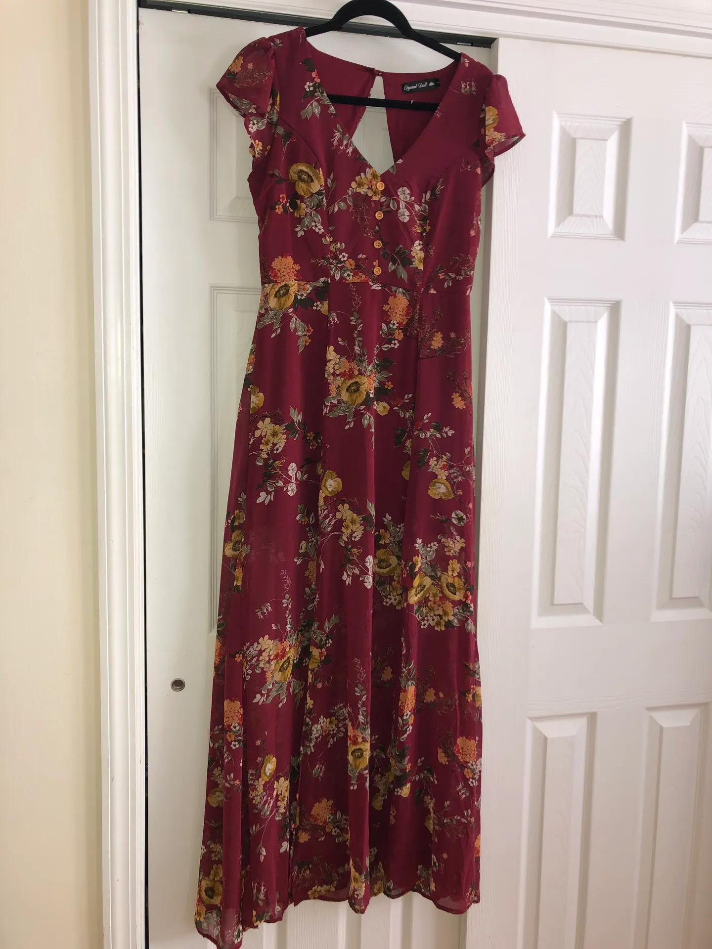 Crystal Doll Floral Maxi Dress - Image 5