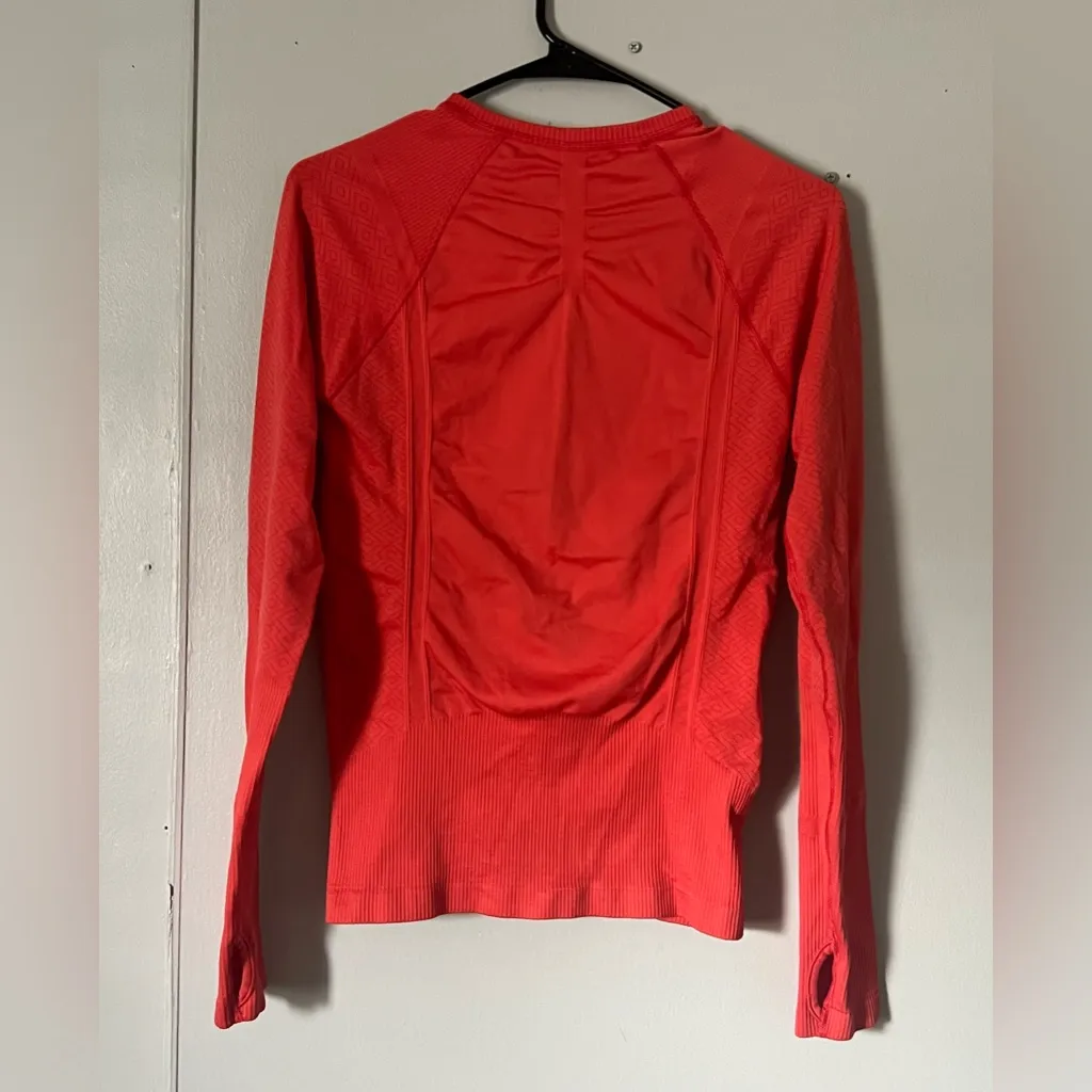 Athleta Red Quarter-Zip Sweatshirt - Image 2