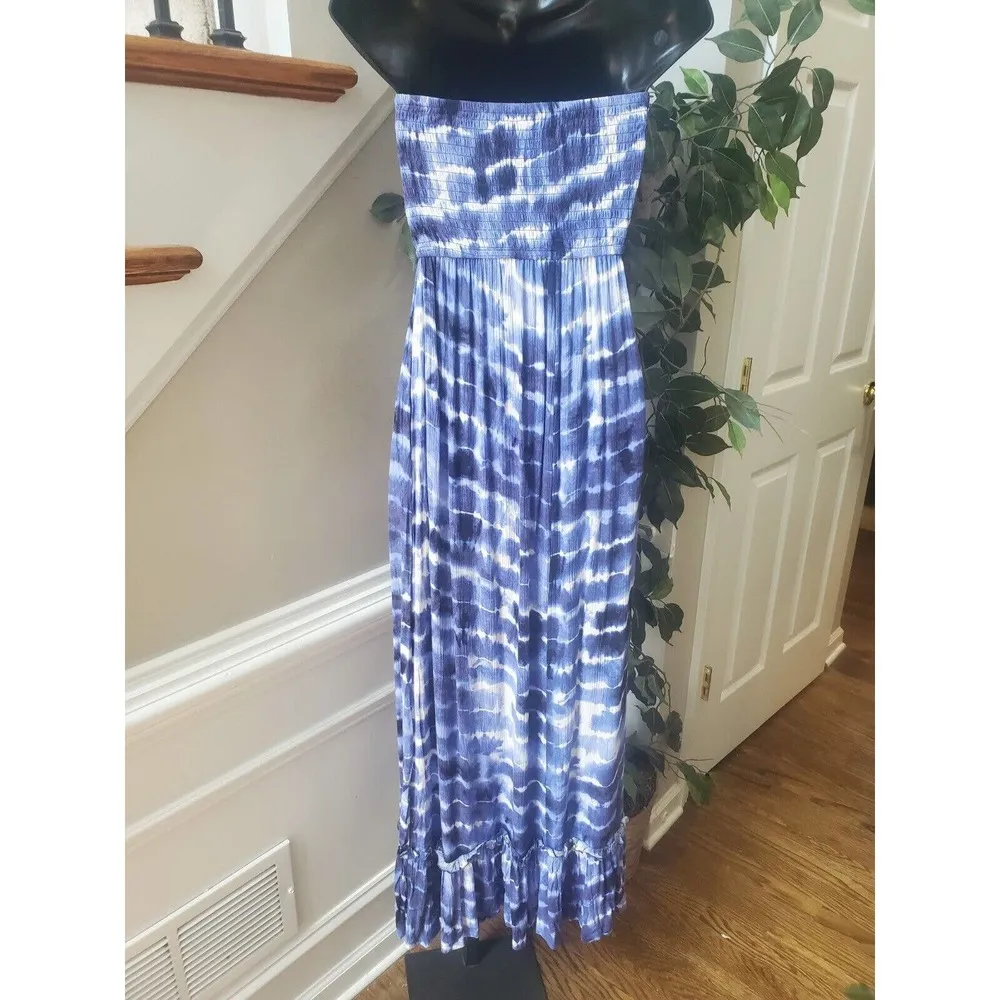 No Comment Women's Purple 100% Rayon Off The Shoulder Casual Knee Length Dress S - Image 6