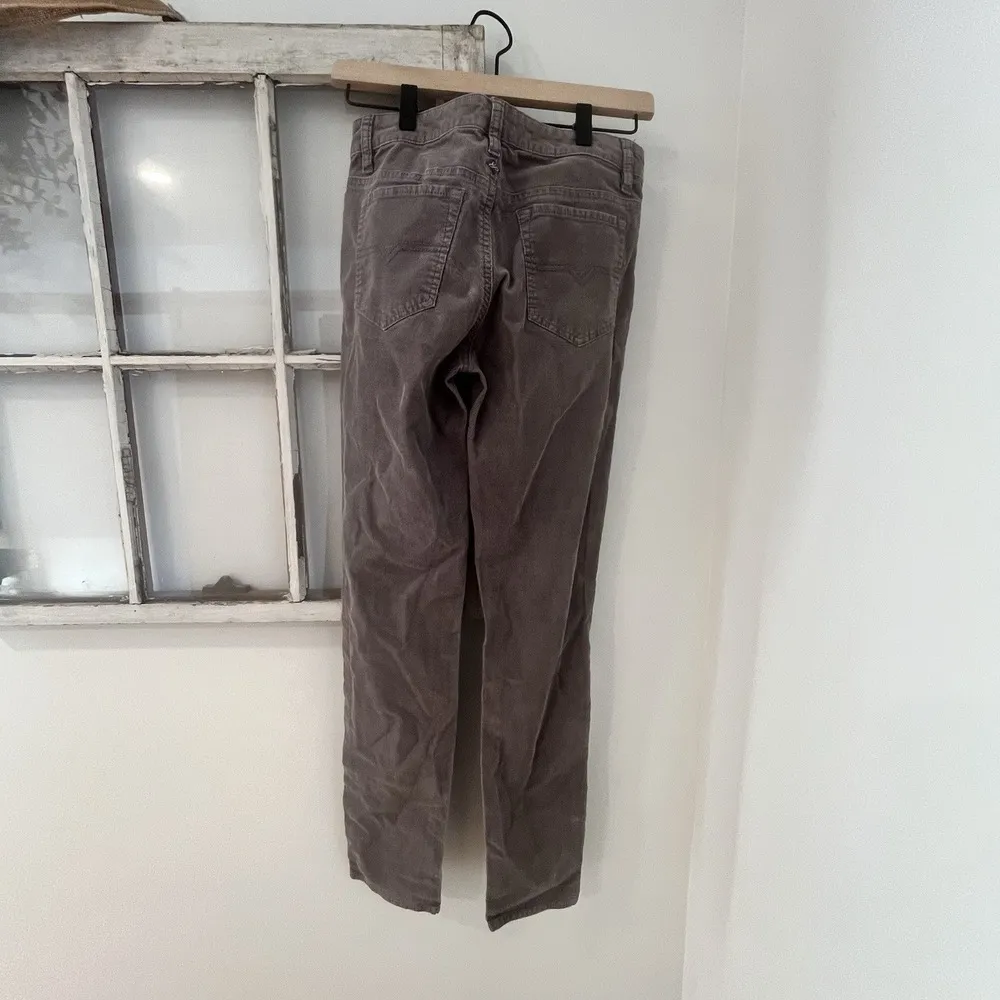 prAna Corduroy Pants Womens Sz 6 Light Brown Mud Organic Cotton - Image 3
