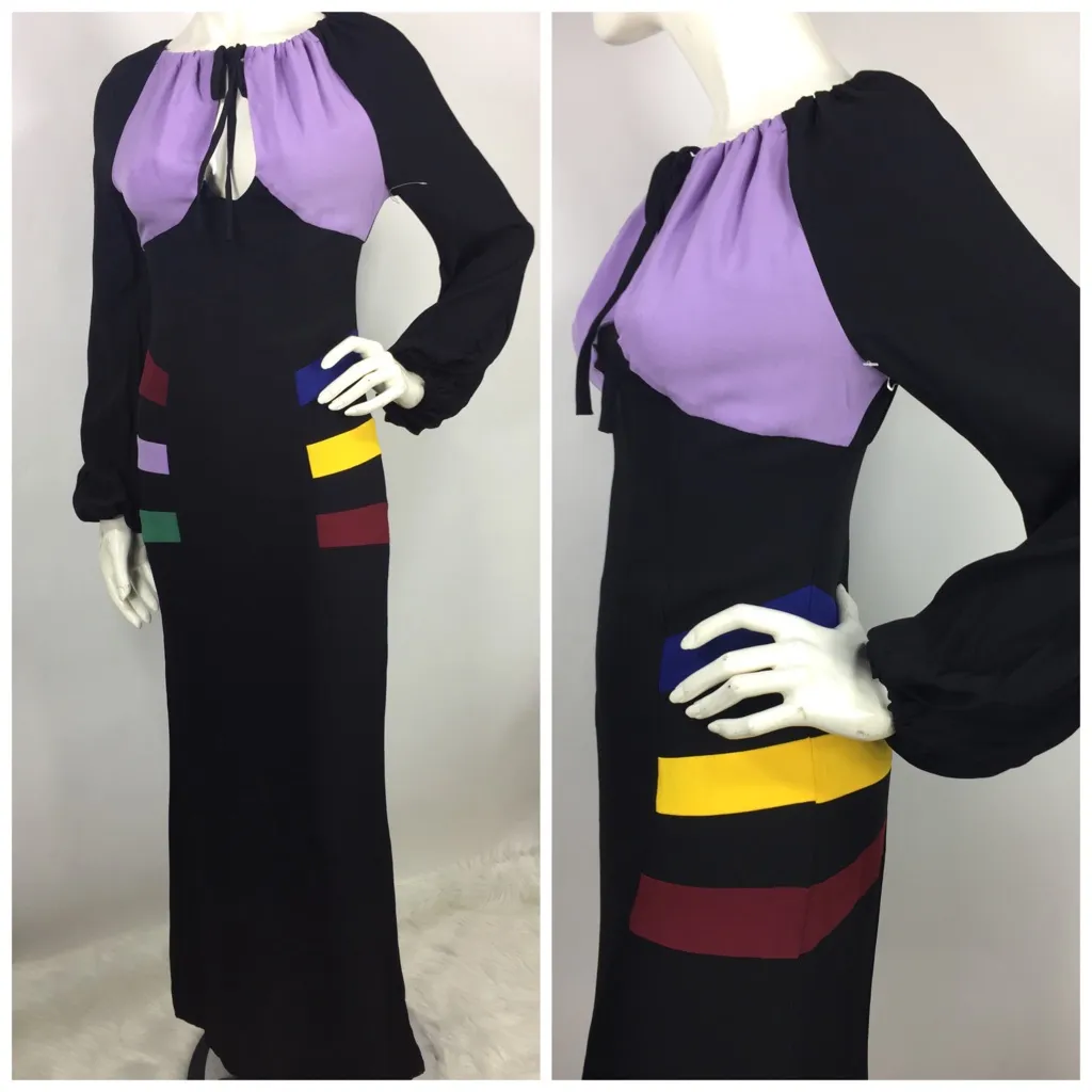 Staud Pacha Dress Colorblock Gown 2 - Image 6