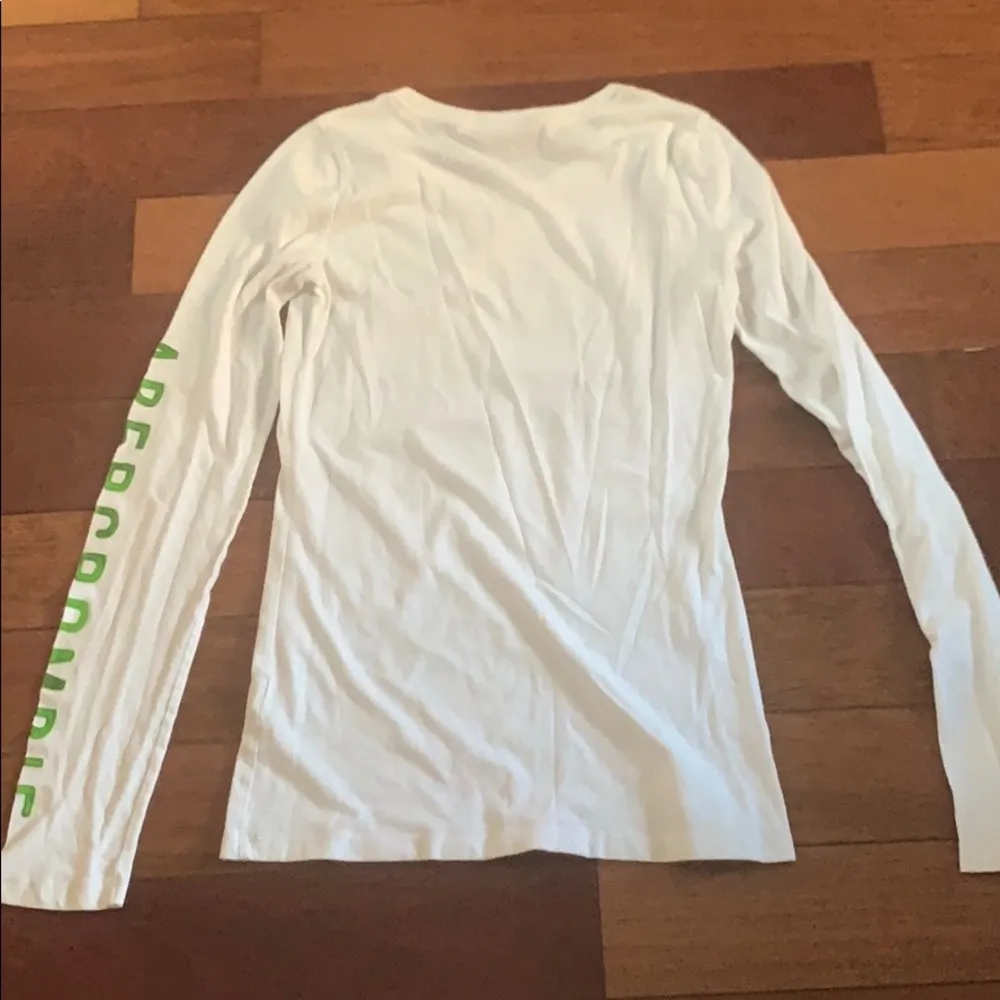 Abercrombie & Fitch | White Logo Long Sleeve Shirt - Image 4