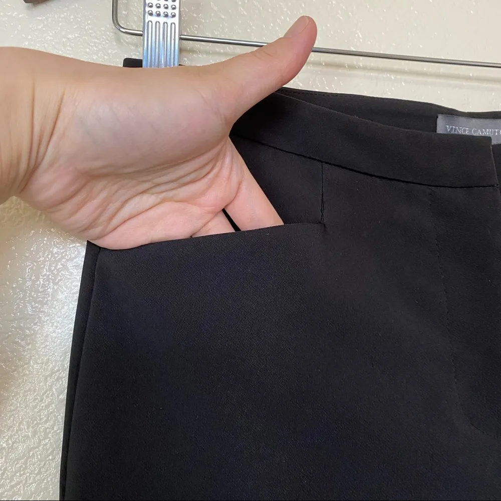 Vince Camuto Black Milano Twill Pant Size 0 NWT - Image 8
