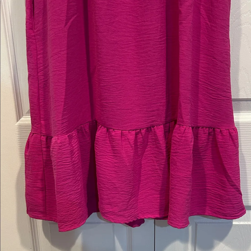 Monteau Fuchsia Dress - Image 4