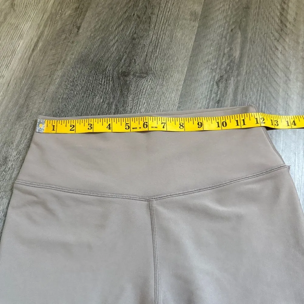 Abercrombie & Fitch YPB Bike Shorts Sand Tan Small Stretch - Image 8