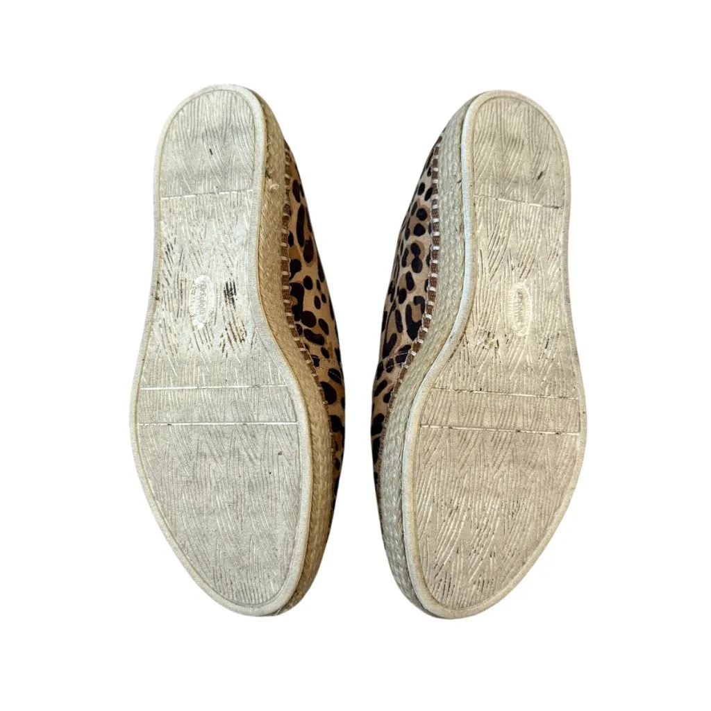 Dr. Scholl's BE Energized foam technology leopard print espadrille shoes 6M - Image 8