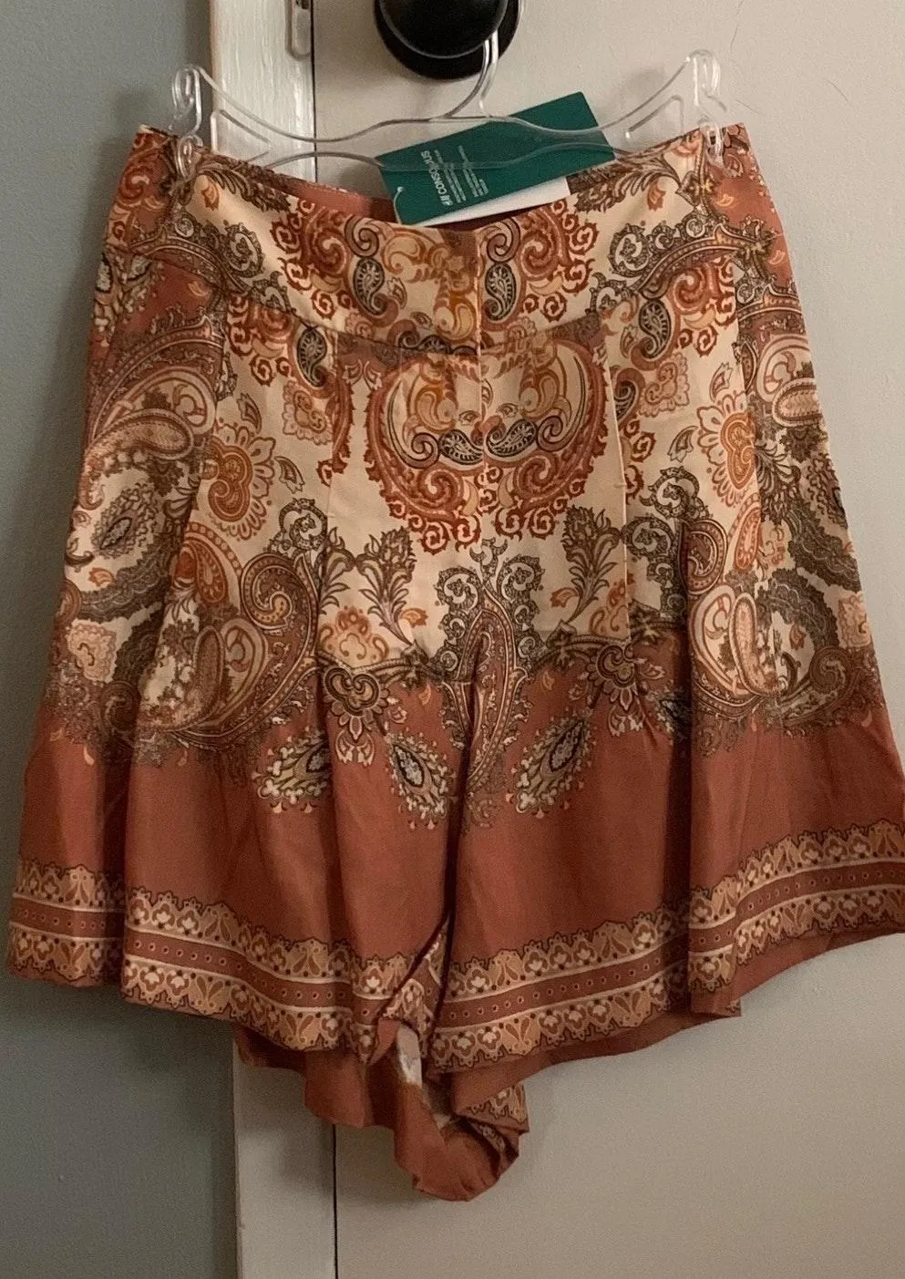 Blogger favorite bohemian boho printed Paisley shorts - Image 11