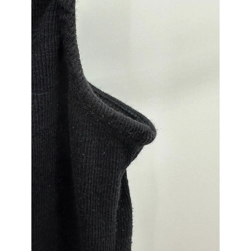 Free People Top Women SMALL Black Emmy Lou Lace-Up Neck Sleeveless Tank - Image 8