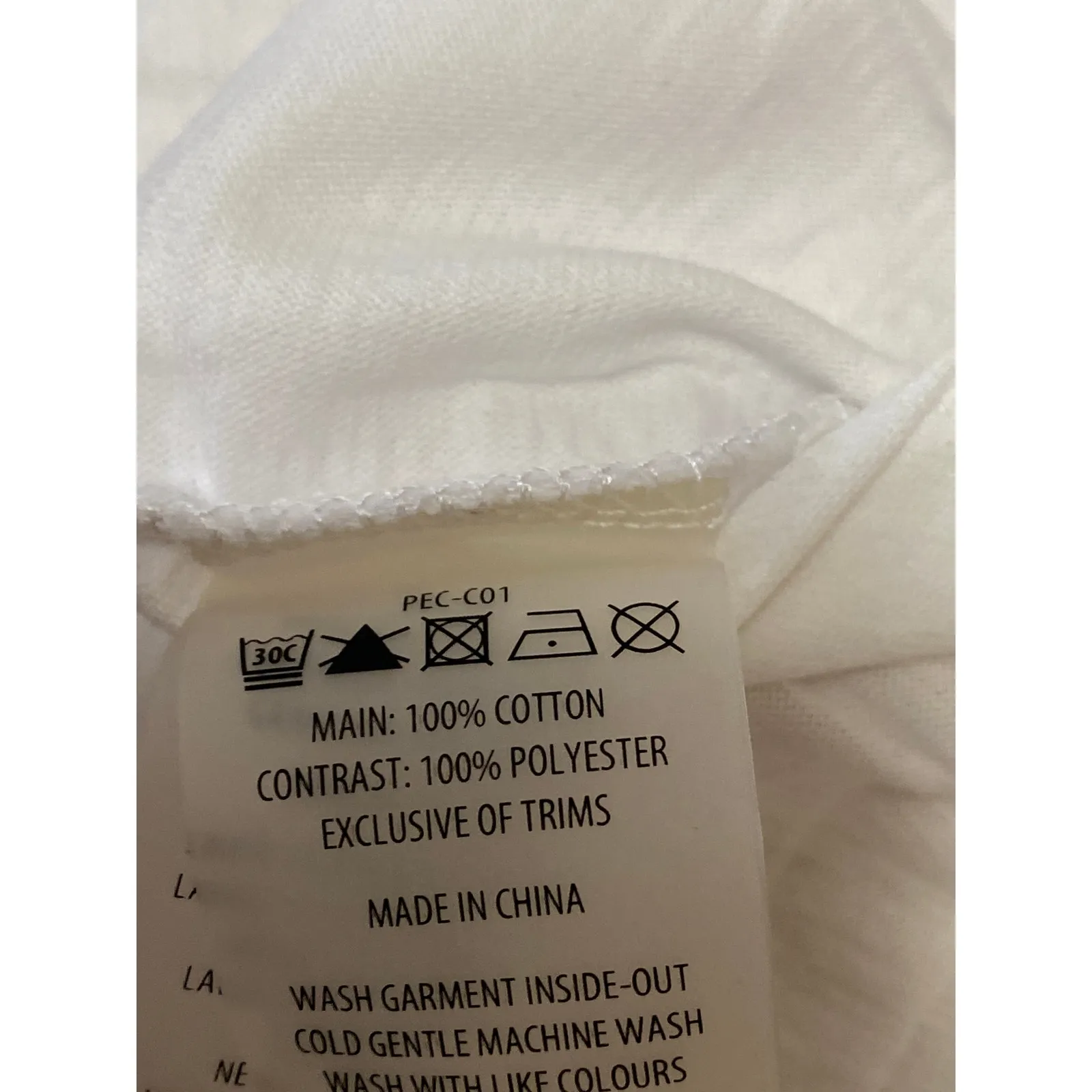 P.E Nation Women's White Striped Logo Sleeveless Athletic Muscle Tee Tank Top L Size L - Image 4