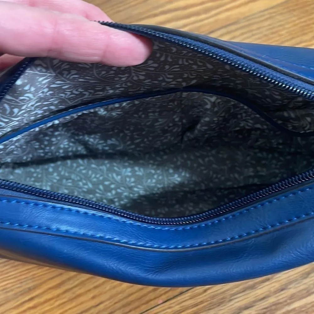 Joy Susan Convertible Mariah Medium tote Blue Handbag Purse - Image 7