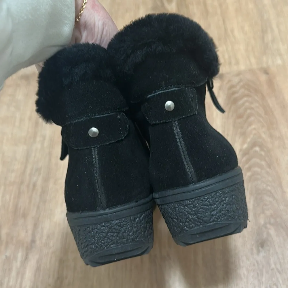 SPRING STEP | Black Suede Leather Republic Boot - Image 6