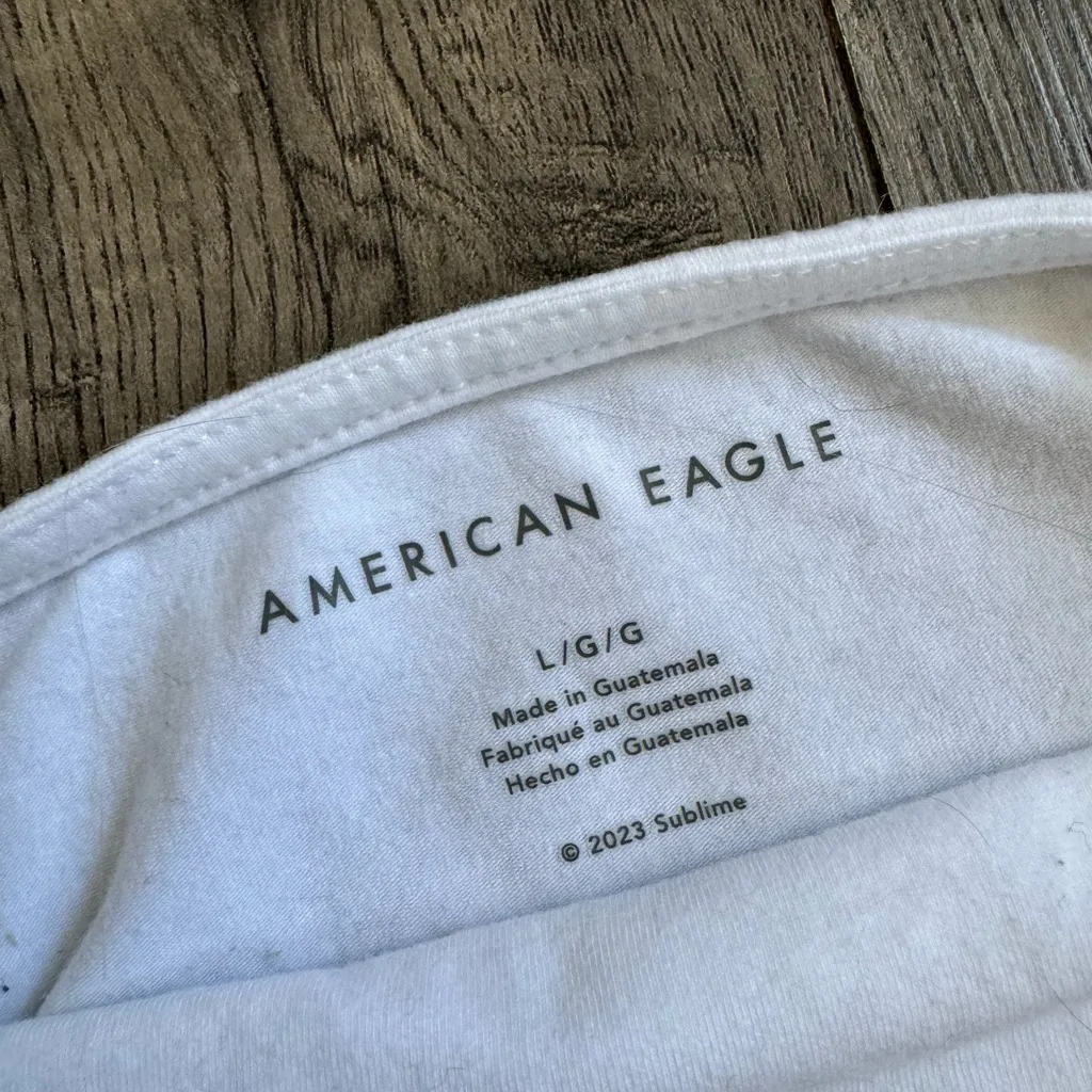 American Eagle Sublime Graphic Bodysuit- Size Large - Image 4