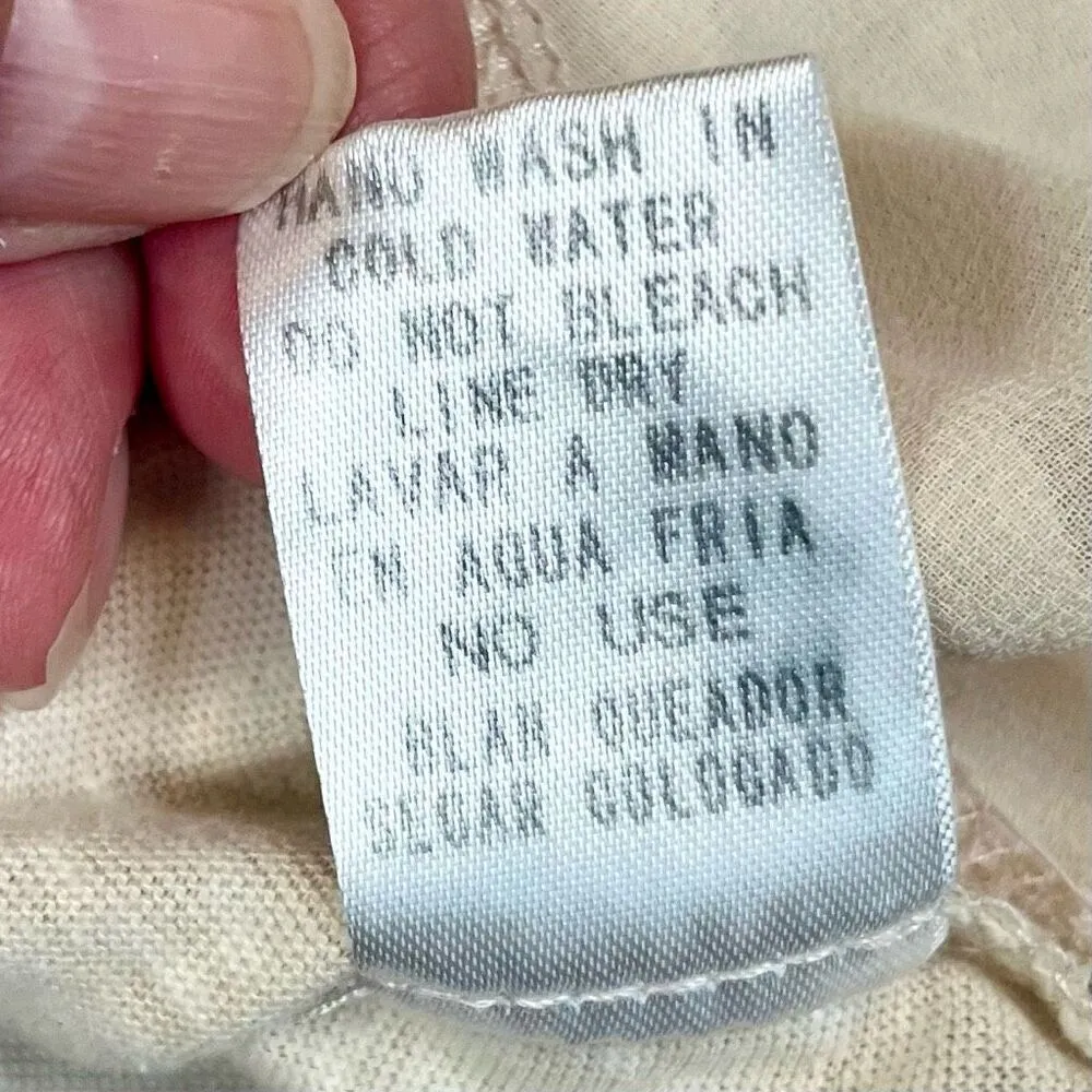 Entro Sleeveless Lace Semi-Sheer Tank Top Large - Image 11