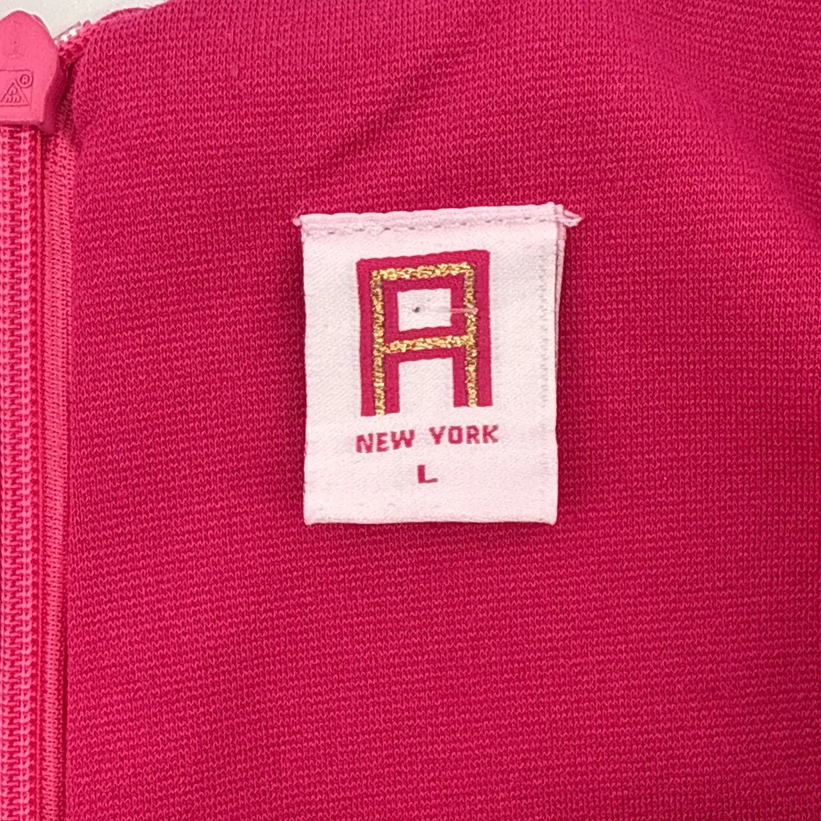 Amanda Uprichard Hot Pink Mini Dress Large V-Neck‎ Flutter Sleeve Party Cocktail - Image 8