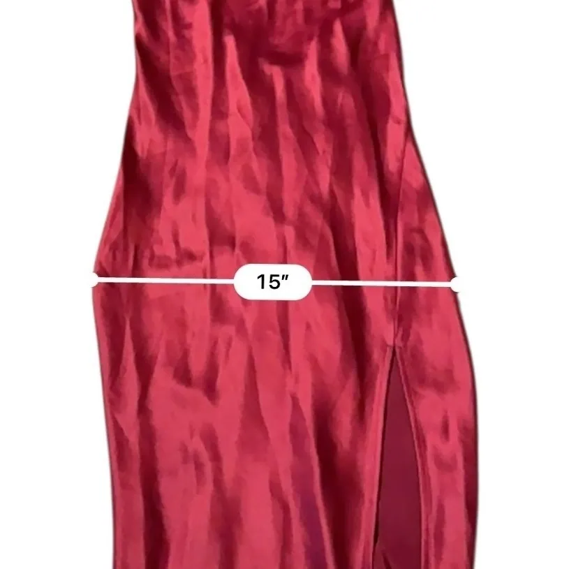 NBD REVOLVE Mara Midi Dress Small Crimson Red Revolve Slit Formal Evening Wear - Image 14