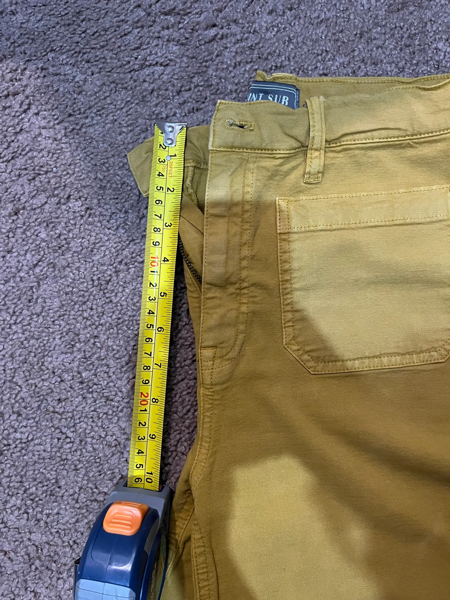 Point Sur Yellow Wide Leg Pants - Image 6