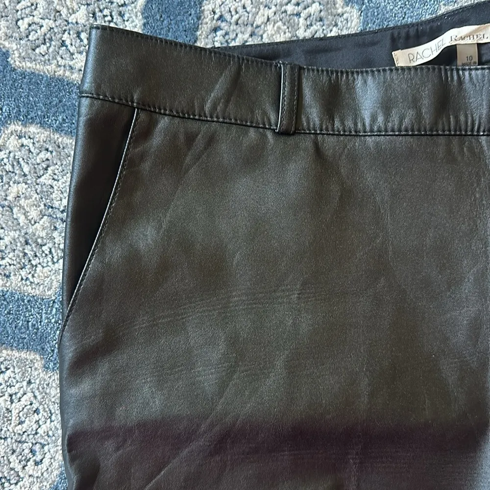 Rachel  faux leather size 10 pockets nwot - Image 4