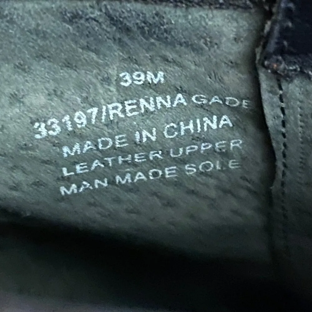 Bronx Renna Gade Studded Black Leather Heeled Booties Size 6 - Image 7