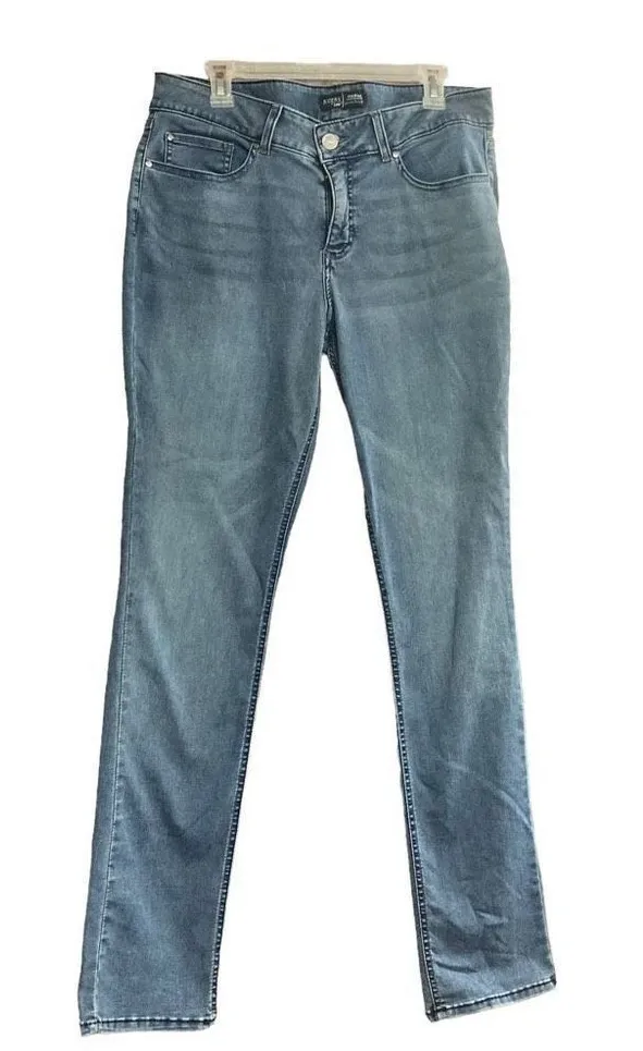 RIDERS By Lee Women’s Mid Rise Slim Straight Size 16L Inseam 33.5 - Image 1