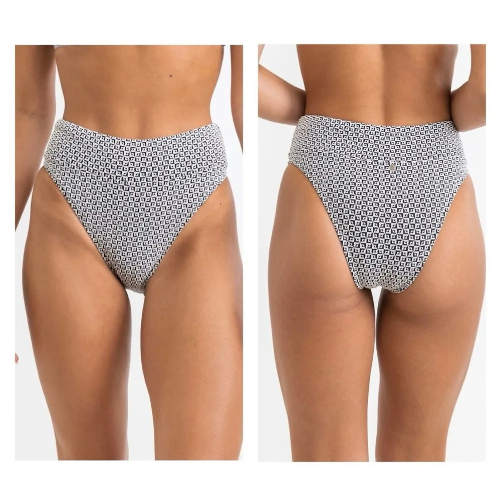 Free People Rhythm Black and White Bikini - Image 7