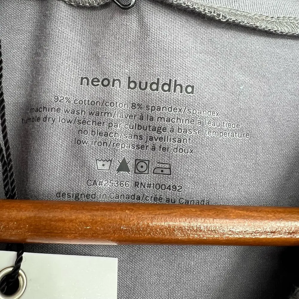 NEW Neon Buddha City Girl Jumpsuit in Shadow gray one piece neutral size large - Image 10