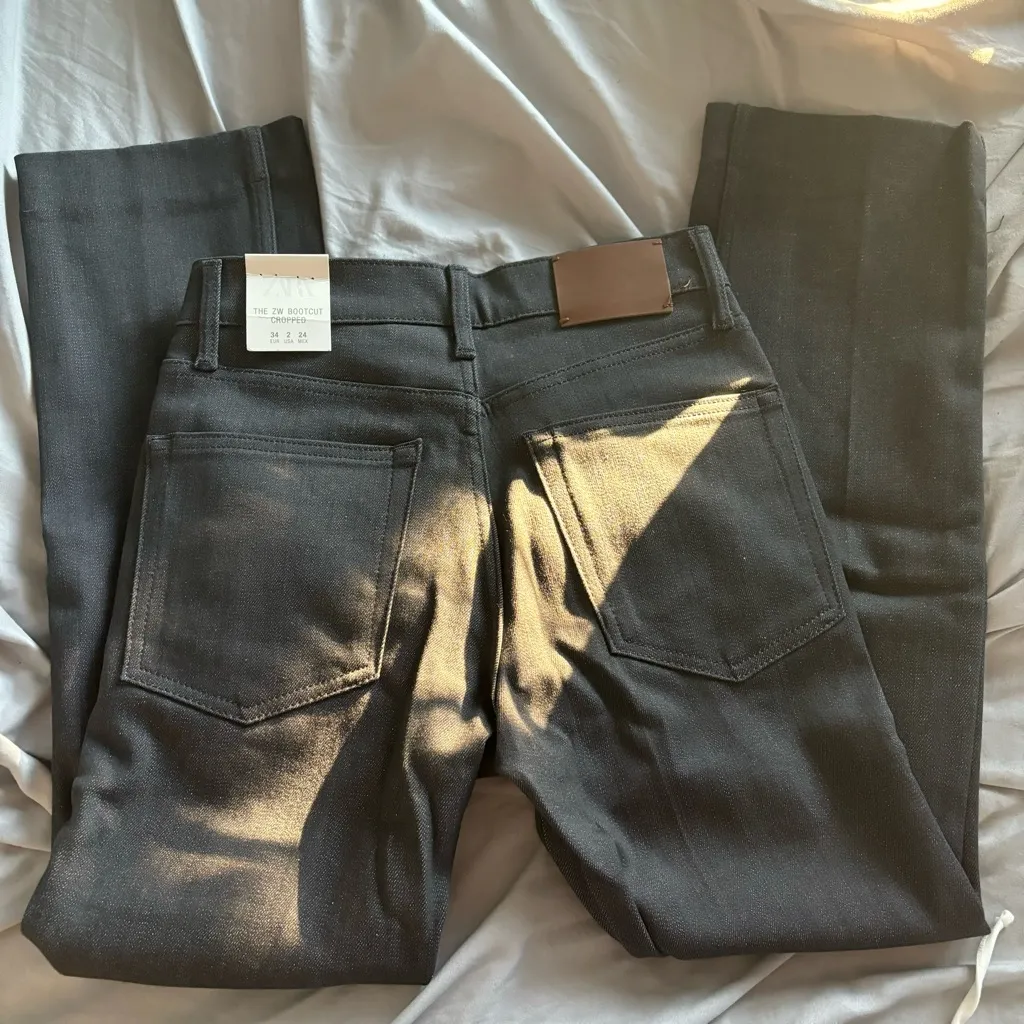 Zara Bootcut Cropped Pants - Image 4