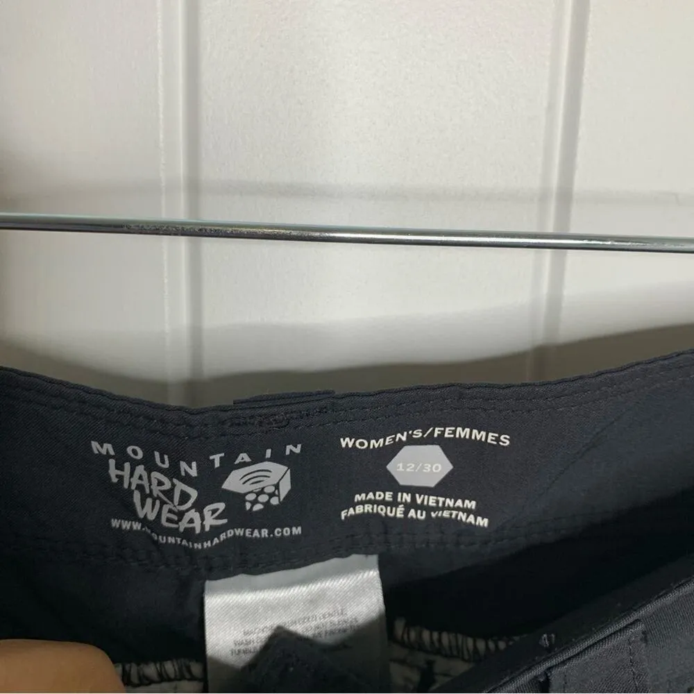 Mountain Hardware black hiking nylon outdoors pants‎ size 12 women’s - Image 9